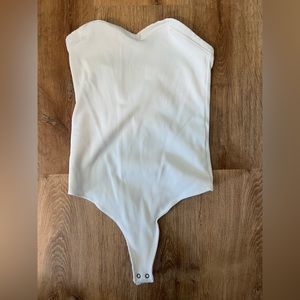 Abercrombie bodysuit white